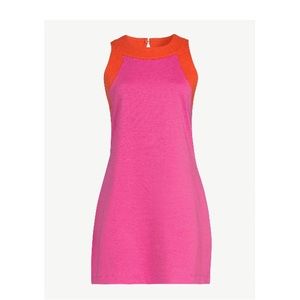 Pink and Orange dress size medium NWT